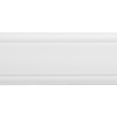 Молдинг из экополимера ударопрочный 60х8х2000 мм Cosca МX008 белый - фото 6