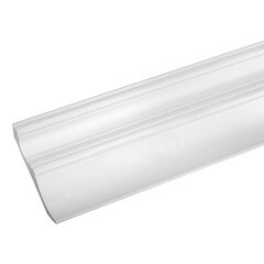 Плинтус потолочный из экополимера ударопрочный 95х75х2000 мм Cosca KX013 - фото 1