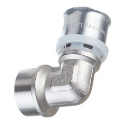 Угол VALTEC 26(пресс) х 3/4 ВР(г) - фото 2