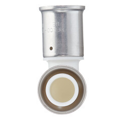 Угол Henco (1PKW-3232) 32(пресс) х 32(пресс) белый PVDF - фото 3