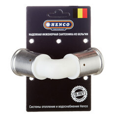 Угол Henco (1PKW-3232) 32(пресс) х 32(пресс) белый PVDF - фото 5