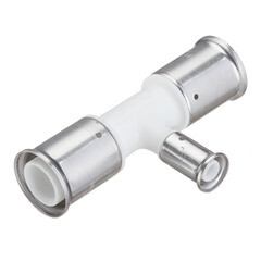 Тройник Henco (10PKW-321632) 32(пресс) х 16(пресс) х 32(пресс) белый PVDF - фото 5