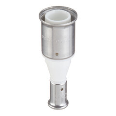 Изображение товара Муфта Henco (16PKW-3216) 32(пресс) х 16(пресс) белая PVDF