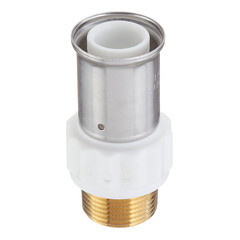 Изображение товара Муфта Henco (17PKW-3206) 32(пресс) х 1 НР(ш) белая PVDF