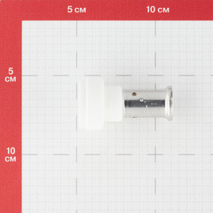 Муфта с накидной гайкой Henco (19PKW-1605) 16(пресс) х 3/4 ВР(г) под евроконус белая PVDF - фото 2