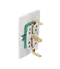 Розетка Hegel Alfa накладная черная с изолирующей пластиной (РА16-153-08) - фото 5