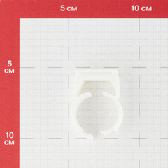 Фиксатор одинарный Henco для металлопластиковых труб 26 мм белый (BCLIP-26) - фото 2