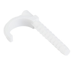Фиксатор одинарный j-образный Henco 70 мм для металлопластиковых труб 16-32 мм белый (10 шт.) (JCLIP-1632) - фото 2