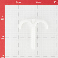 Фиксатор двойной j-образный Henco 70 мм для металлопластиковых труб 16-32 мм белый (10 шт.) (JCLIP-1632D) - фото 2