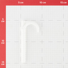 Фиксатор одинарный j-образный Henco 97 мм для металлопластиковых труб 16-32 мм белый (10 шт.) (JCLIP-1632L) - фото 2