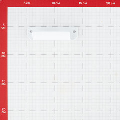 Ручка для балконной двери белая металл - фото 3