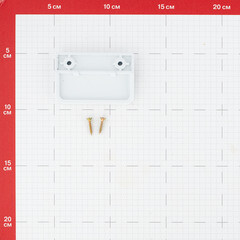 Ручка для балконной двери белая ПВХ - фото 2