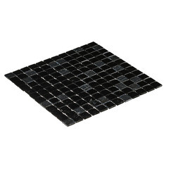 Мозаика Lavelly Smalta черный микс стеклянная 311х311х4,9 мм глянцевая - фото 2