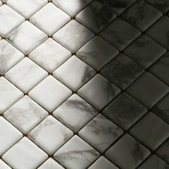 Мозаика Lavelly Smalta мрамор белый стеклянная 311х311х4,9 мм матовая - фото 2