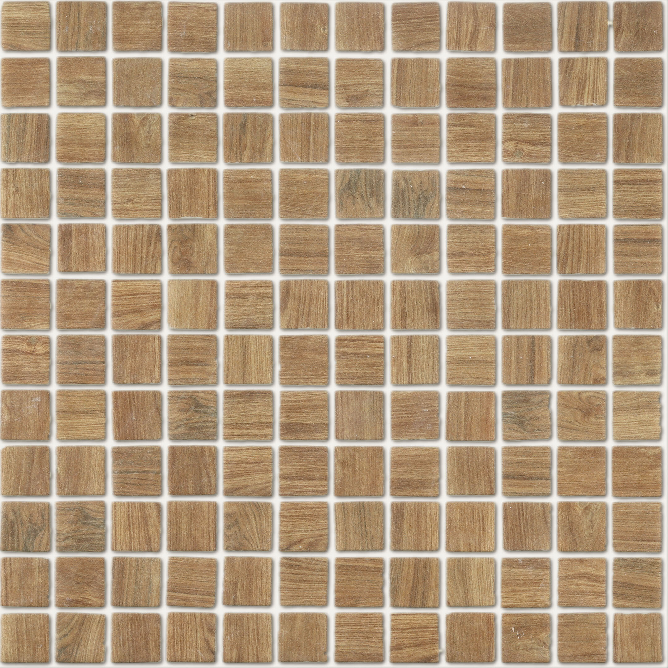 Изображение товара Мозаика Lavelly Smalta светлое дерево стеклянная 311x311 мм матовая для влажных зон