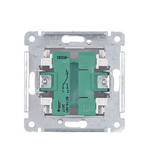 Переключатель Hegel Master одноклавишный встраиваемый серебро (ВС10-461-06) - фото 2