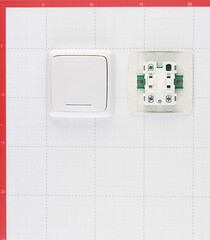 Переключатель Hegel Alfa одноклавишный накладной белый с подсветкой (ВА10-164) - фото 5