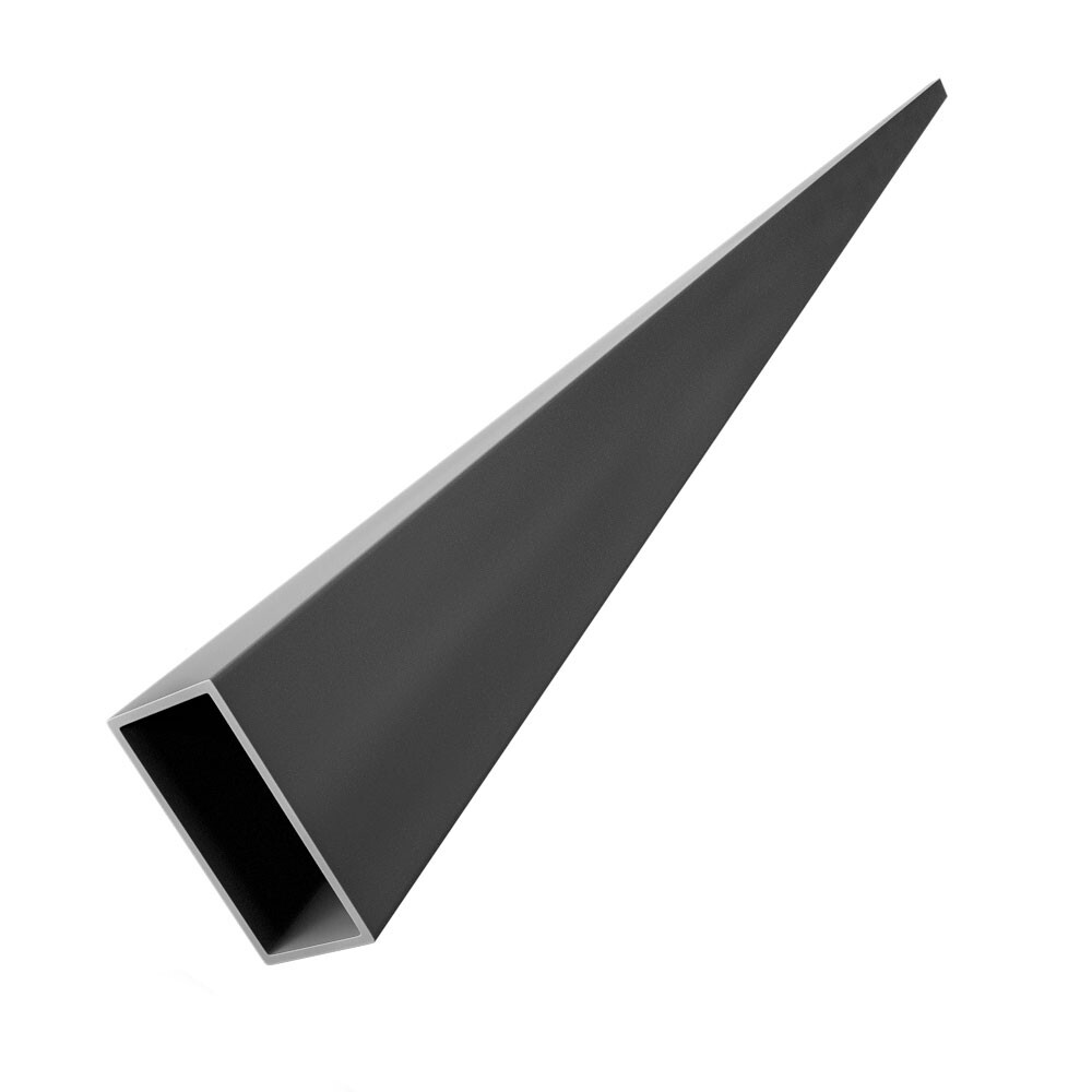 Изображение товара Лага для забора 40х20х1,5 мм 2,5 м, грунт серый, сталь Россия