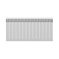 Радиатор биметаллический Rifar EcoBuild 500 мм 14 секций 1" боковое подключение белый - фото 6