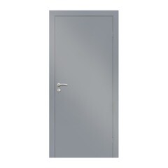 Дверное полотно Olovi М10х21 RAL 7040 серое 925х2040 мм с притвором
