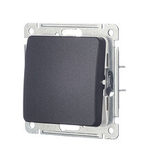 Выключатель Hegel Master одноклавишный встраиваемый черный (ВС10-411-08) - фото 2