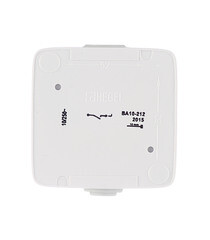 Выключатель Hegel Alfa одноклавишный накладной белый с подсветкой (ВА10-212) - фото 4