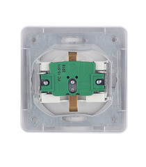 Розетка Hegel Master встраиваемая белая с крышкой (РС16-511) - фото 4