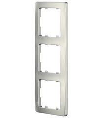 Рамка Hegel Master трехместная серебро (Р403-06) - фото 3