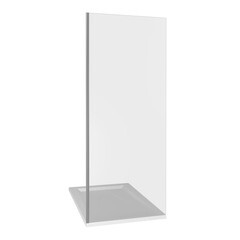 Боковая стенка Good Door Galaxy хром 80х195 см стекло прозрачное 6 мм