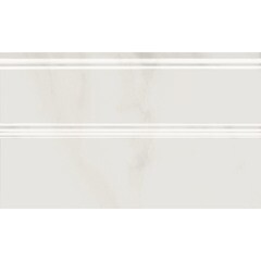 Плитка плинтус Kerama Marazzi Гран Пале белый 250х150х15 мм