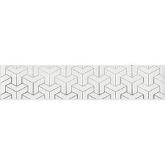 Плитка бордюр Kerama Marazzi Ломбардиа белый матовый 250х54 мм