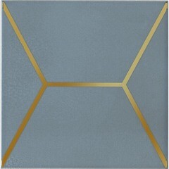 Плитка облицовочная Kerama Marazzi Декор 150х150 мм Витраж голубой 1 глянцевый