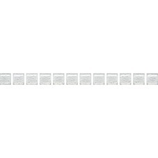 Плитка бордюр Kerama Marazzi 20x1,4 см Бисер белый глянец