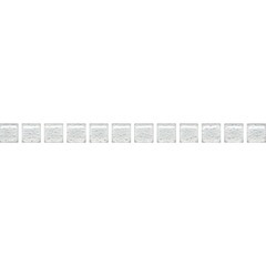 Плитка бордюр Kerama Marazzi 20x1,4 см Бисер белый глянец