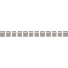 Плитка бордюр Kerama Marazzi 20x1,4 см Бисер серый матовый