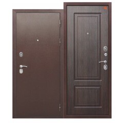 Дверь входная металлическая левая Толстяк медный антик венге левая феррони 860х2050 мм