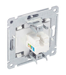 Розетка компьютерная Hegel Master встраиваемая черная RJ45 (РСК-400-08) - фото 5