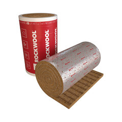 Изображение товара Утеплитель Роквул Вайред Мат 50 мм 1х4 м 4 кв.м отражающий