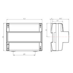 Счетчик электроэнергии Энергомера ЦЭ6803В М7 Р31 трехфазный однотарифный электронный 5(60) А на DIN-рейку - фото 4
