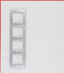 Рамка Hegel Master четырехместная серебро (Р404-06) - фото 3