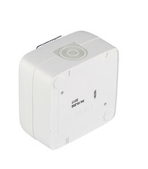 Розетка Hegel Alfa накладная белая со шторками с крышкой (РА16-202) - фото 2