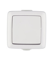 Изображение товара Переключатель Hegel Alfa одноклавишный накладной белый (ВА10-261)