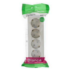 Розетка Systeme Electric Blanca накладная бежевая со шторками (BLNRA011417) - фото 5