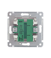 Переключатель Hegel Master одноклавишный встраиваемый белый (ВС10-471) - фото 2