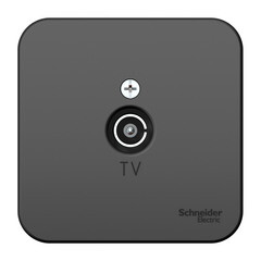 Изображение товара Розетка телевизионная Systeme Electric Blanca накладная антрацит (BLNTA000016)
