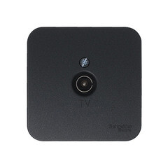 Розетка телевизионная Systeme Electric Blanca накладная антрацит (BLNTA000016) - фото 3