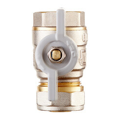 Кран шаровой латунный СТМ 20 обж(ц) х 3/4 ВР(г) для металлопластиковых труб бабочка прямой - фото 4