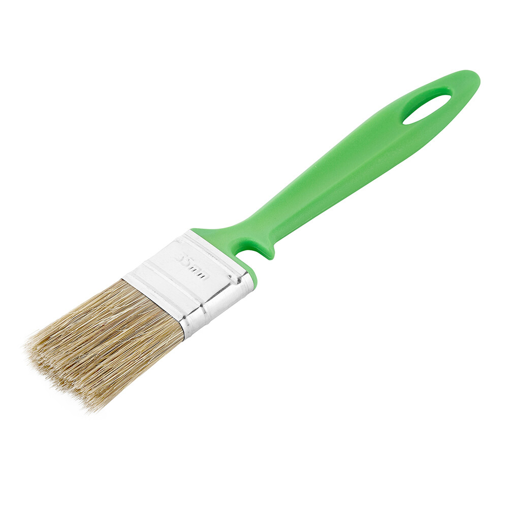 Изображение товара Кисть плоская смешанная щетина пластиковая ручка Wenzo Pro 35х10 мм для антисептиков