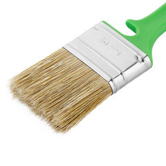 Кисть плоская смешанная щетина пластиковая ручка Wenzo Pro 50х12 мм для антисептиков - фото 4