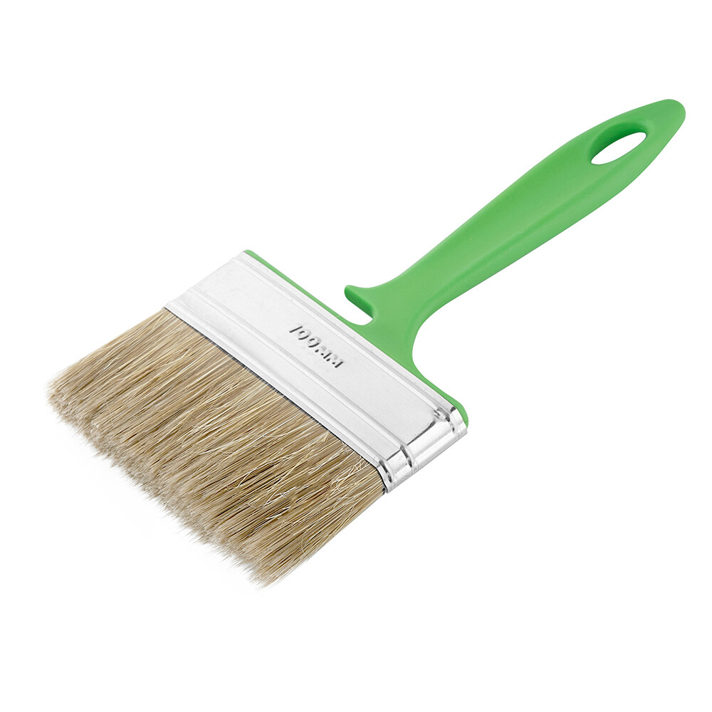 Изображение товара Кисть плоская смешанная щетина пластиковая ручка Wenzo Pro 100х12 мм для антисептиков